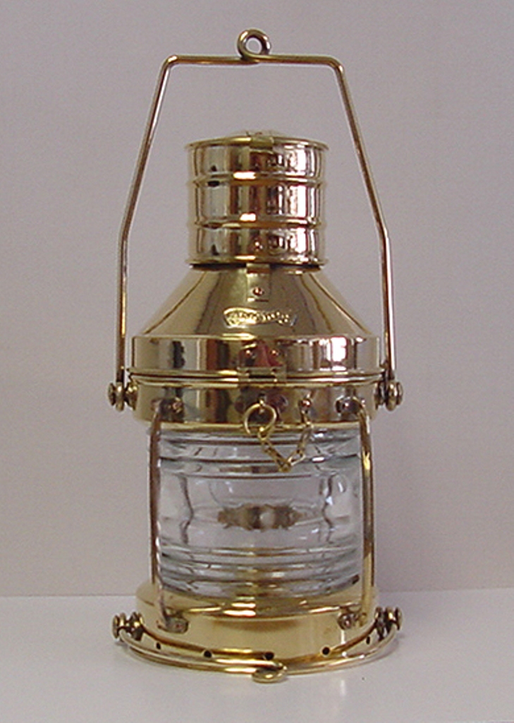 Robin's Dockside Shop - Brass Traditional Anchor Lantern
