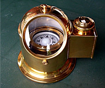 Brass Binnacle Compass