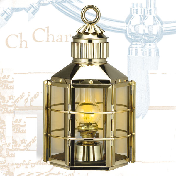 Electric Lantern - Ship Lantern Brass Chiefs Lamp - 10