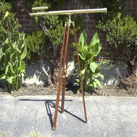 Nickel Plated Harbor Master Telescope-38"