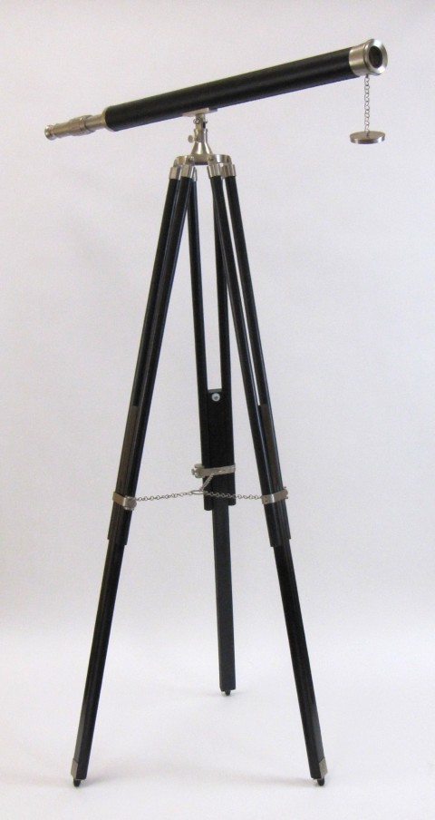 Nickel Plated Harbor Master Telescope-38"