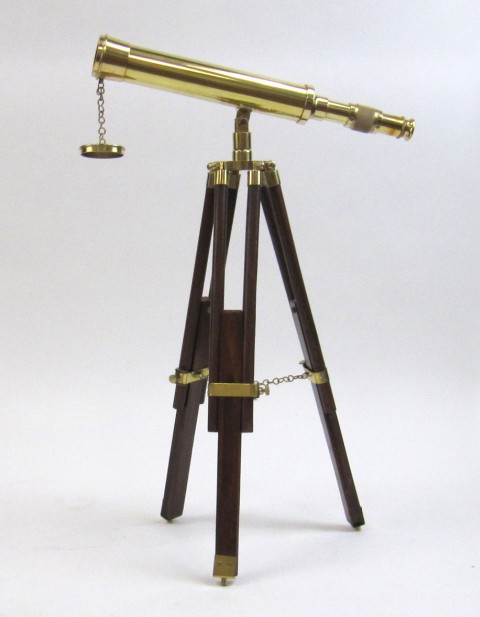 Solid Brass Table Telescope